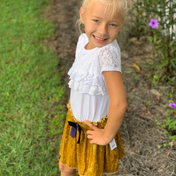 NWT Toddler velvet skirt size 4T - Picture 6 of 15